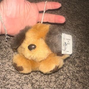 Vintage 1988 Purr-fection by MJC Plush 5" Dog "Pumpkin"